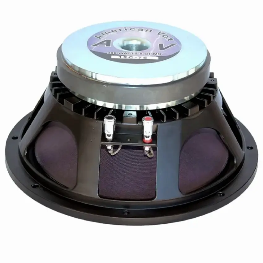 Parlante American Vox 12C75 de 12", 300 W, 98 dB, 8 ohms