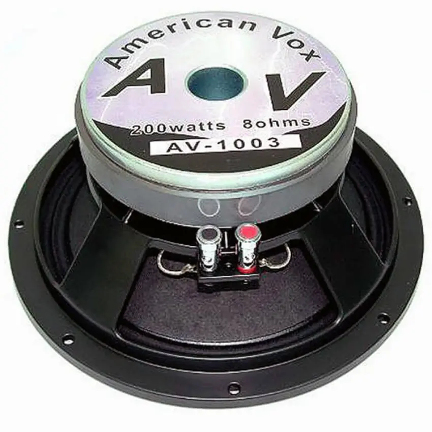 Parlante American Vox AV-1003 de 10", 200 W, 97 dB