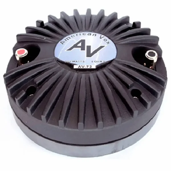 Driver de Compresión American Vox AV-72 de 2", 150 W, 105 dB, 8 ohms, Bolt-On
