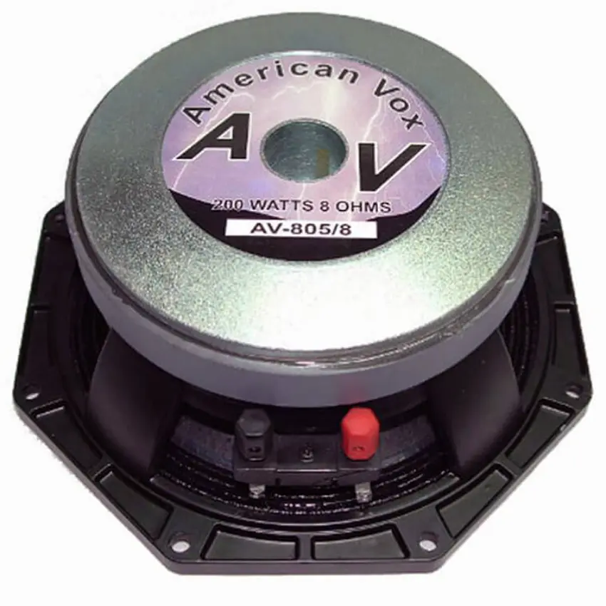 Parlante American Vox AV-805 de 8", 200 W, 98 dB