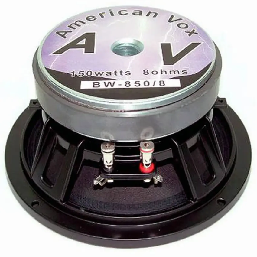 Parlante American Vox BW-850 de 8", 150 W, 97 dB, 8 ohms