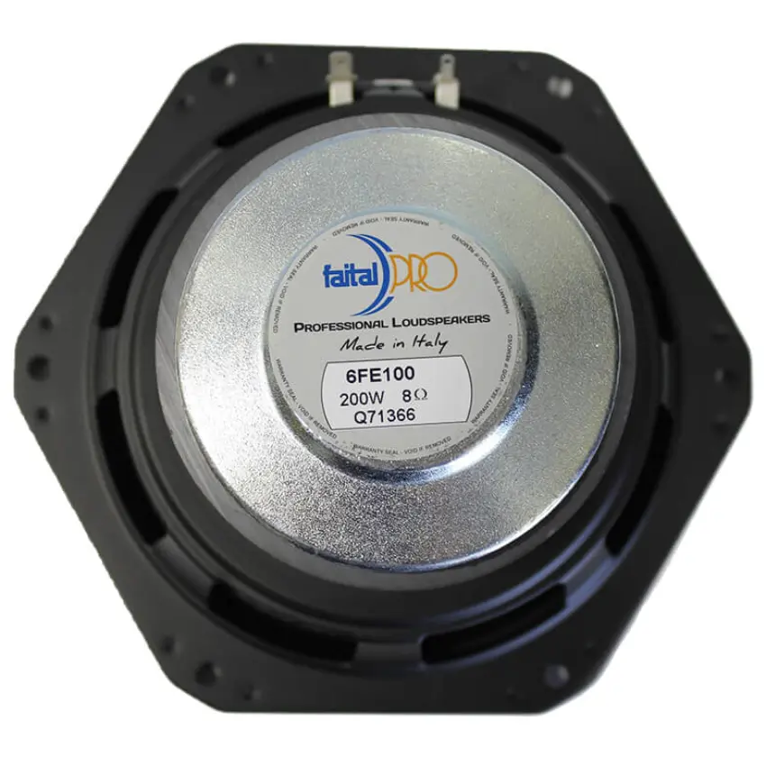 Parlante FaitalPRO 6FE100 de 6", 100 W, 91 dB, 8 ohms Parlante FaitalPRO 6FE100 de 6", 100 W, 91 dB, 8 ohms