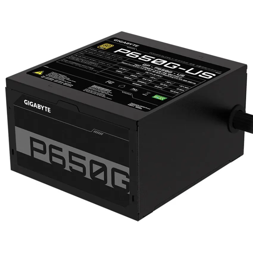 Fuente de alimentación Gigabyte P650G 650W 80 PLUS Gold