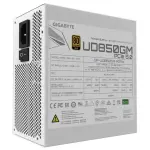 Fuente de alimentación modular Gigabyte UD850GM PG5W 850W 80 PLUS Gold, Preparada para PCIe 5.0