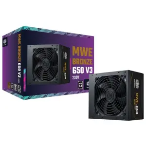 Fuente de alimentación Cooler Master MWE 650 Bronze V3, 650W 80 PLUS
