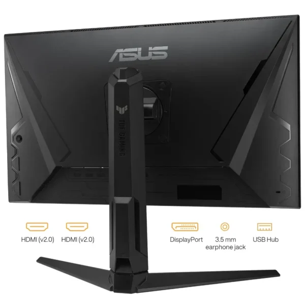 Monitor ASUS TUF Gaming VG27AQL3A, 27", 180Hz, IPS, 2560x1440, 1ms, DisplayPort, HDMI, USB, AdaptiveSync, FreeSync