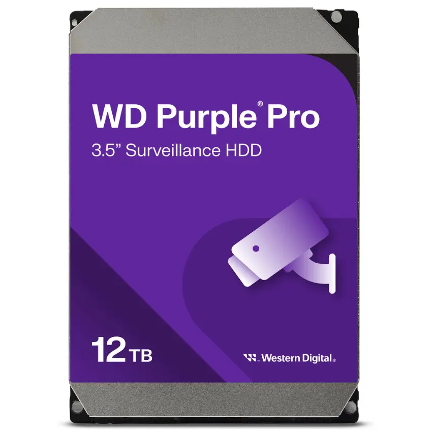 Disco Interno Western Digital Purple Pro 12TB SATA3 7200rpm 512MB Cache 3.5" Disco Interno Western Digital Purple Pro 12TB SATA3 7200rpm 512MB Cache 3.5"