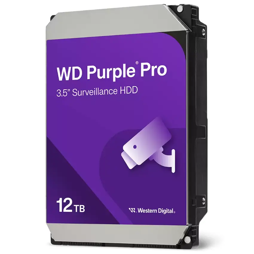 Disco Interno Western Digital Purple Pro 12TB SATA3 7200rpm 512MB Cache 3.5" Disco Interno Western Digital Purple Pro 12TB SATA3 7200rpm 512MB Cache 3.5"