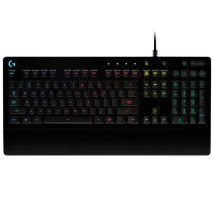 Teclado Logitech G G213 PRODIGY, RGB LIGHTSYNC, Gamer, Inglés