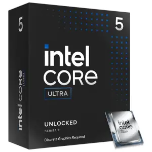 Procesador Intel Core Ultra 5 245KF, 4.2GHz, 14 Núcleos, 24MB L3, Sin cooler/disipador, Sin video, Socket LGA1851, BOX