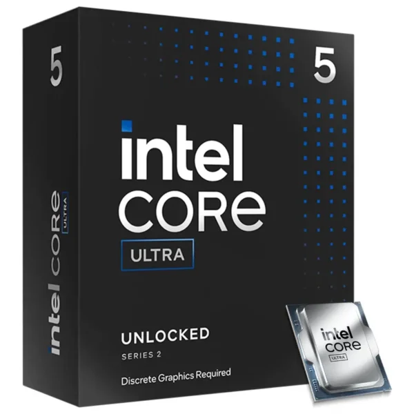 Procesador Intel Core Ultra 5 245KF, 4.2GHz, 14 Núcleos, 24MB L3, Sin cooler/disipador, Sin video, Socket LGA1851, BOX