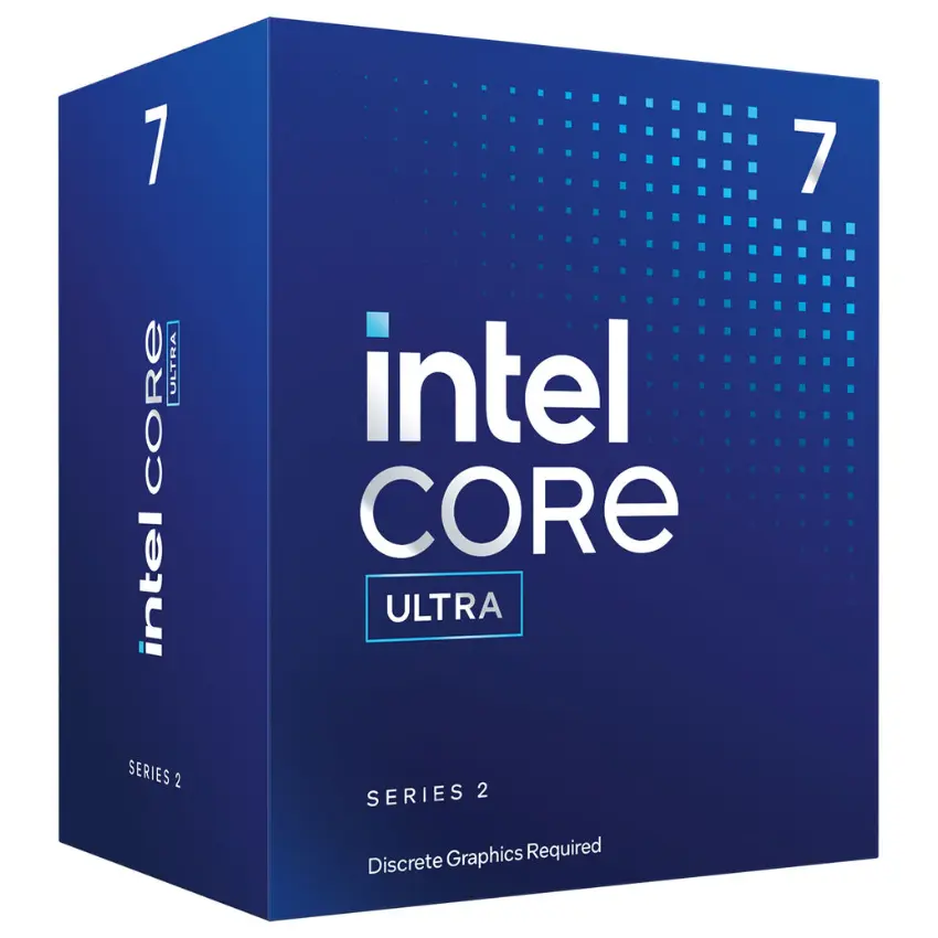 Procesador Intel Core Ultra 7 265F, 2.4GHz, 20 Núcleos, 30MB L3, Sin video, Socket LGA1851, BOX