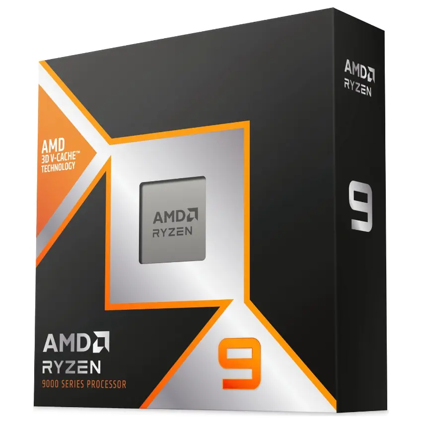 Procesador AMD Ryzen 9 9900X3D/9950X3D, Sin cooler/disipador, Radeon, Socket AM5, BOX