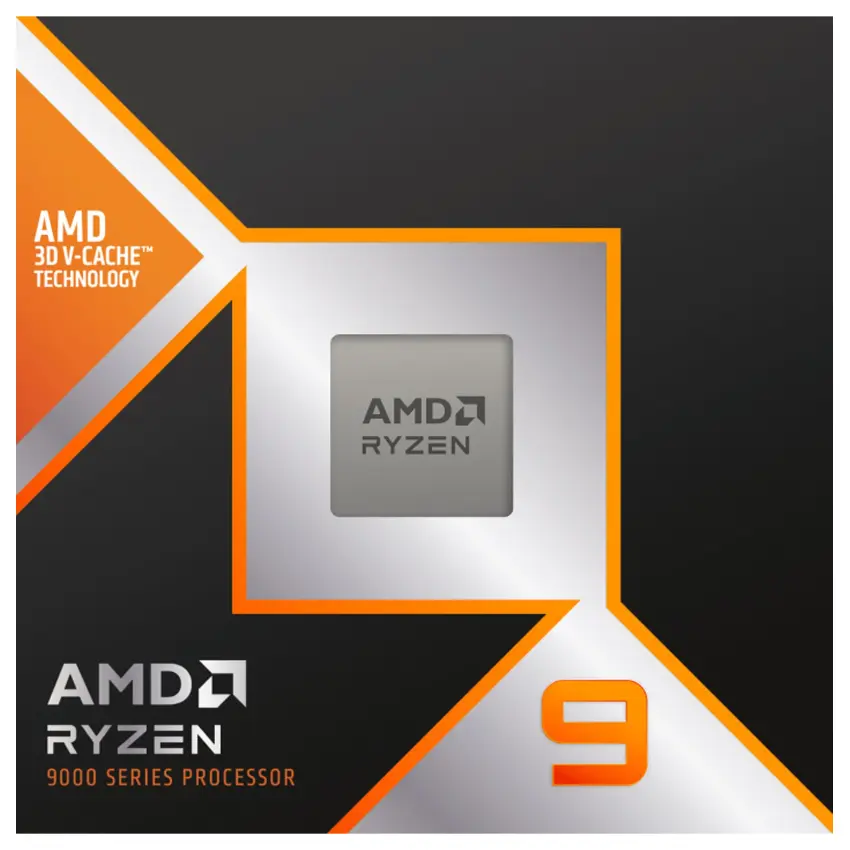 Procesador AMD Ryzen 9 9900X3D/9950X3D, Sin cooler/disipador, Radeon, Socket AM5, BOX