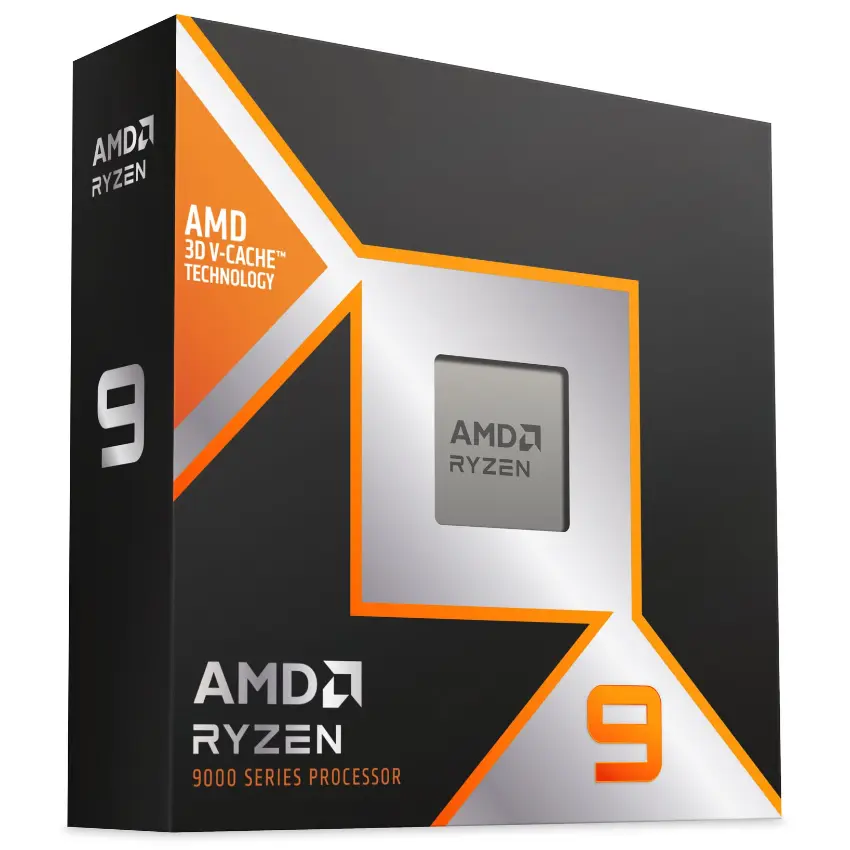 Procesador AMD Ryzen 9 9900X3D/9950X3D, Sin cooler/disipador, Radeon, Socket AM5, BOX