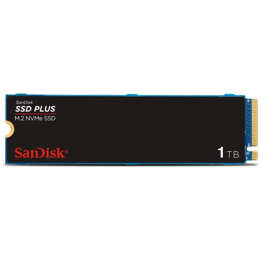 Disco SSD SanDisk PLUS NVMe 1TB, PCIe 3.0, M.2 2280 Disco SSD SanDisk PLUS NVMe 1TB, PCIe 3.0, M.2 2280