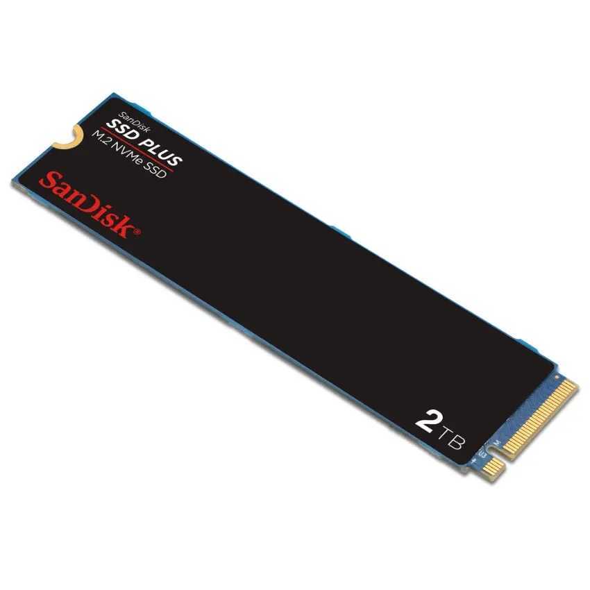 Disco SSD SanDisk PLUS NVMe 2TB, PCIe 3.0, M.2 2280