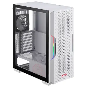 Gabinete ADATA XPG Starker Air, ATX, Sin Fuente, Vidrio Templado, 1 Fan 12 cm + 1 Fan 12 cm ARGB, Blanco