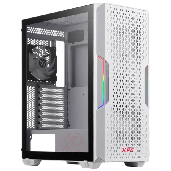 Gabinete ADATA XPG Starker Air, ATX, Sin Fuente, Vidrio Templado, 1 Fan 12 cm + 1 Fan 12 cm ARGB, Blanco