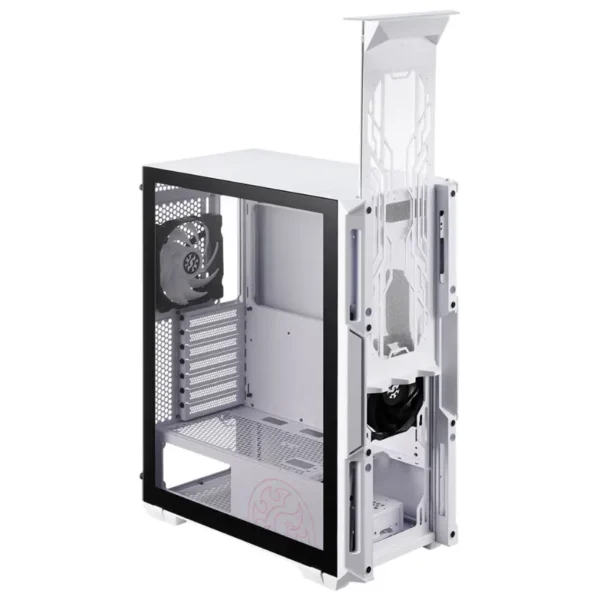 Gabinete ADATA XPG Starker Air, ATX, Sin Fuente, Vidrio Templado, 1 Fan 12 cm + 1 Fan 12 cm ARGB, Blanco