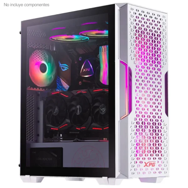 Gabinete ADATA XPG Starker Air, ATX, Sin Fuente, Vidrio Templado, 1 Fan 12 cm + 1 Fan 12 cm ARGB, Blanco