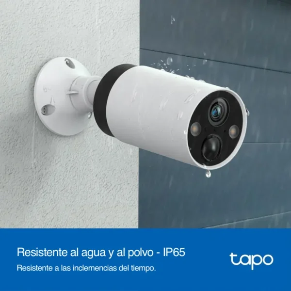 Cámara de Seguridad Wi-Fi TP-Link Tapo C420, 2K QHD, 4 MP, Visión nocturna color, Alimentada por batería, Exterior