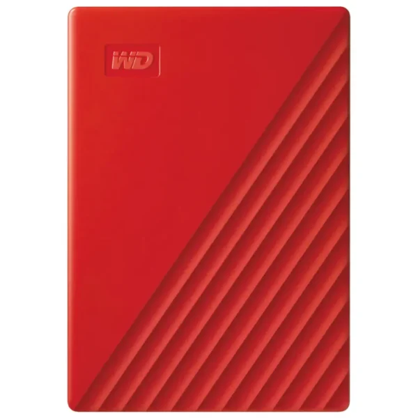 Disco Externo WD My Passport 1TB/2TB, USB 3.2 Gen 1, Rojo