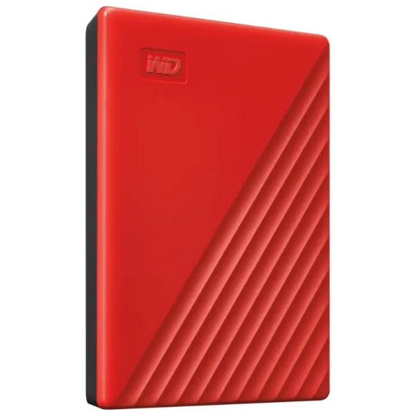 Disco Externo WD My Passport 1TB/2TB, USB 3.2 Gen 1, Rojo