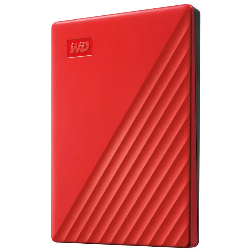 Disco Externo WD My Passport 1TB/2TB, USB 3.2 Gen 1, Rojo Disco Externo WD My Passport 1TB/2TB, USB 3.2 Gen 1, Rojo