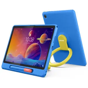 Tablet Lenovo Tab (TB311FU), 10.1" IPS, MediaTek Helio G85 Octa-Core 1.8GHz, 4GB RAM LPDDR4x, 64GB eMMC, Wi-Fi, Android 14, Lenovo Tab Play Suite (Bumper Case + Passive Pen), Luna Grey, Gris