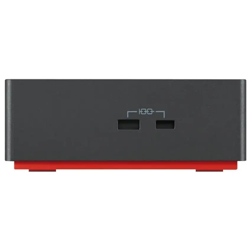 Hub Station Lenovo ThinkPad Thunderbolt 4 Dock con Adaptador de 300W, USB-C 3.2 Gen 2, 4 USB-A 3.2 Gen 2, RJ-45, 2 DisplayPort, HDMI, Hasta 230W Power Delivery, Docking Station