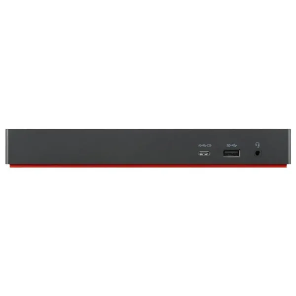 Hub Station Lenovo ThinkPad Thunderbolt 4 Dock con Adaptador de 300W, USB-C 3.2 Gen 2, 4 USB-A 3.2 Gen 2, RJ-45, 2 DisplayPort, HDMI, Hasta 230W Power Delivery, Docking Station