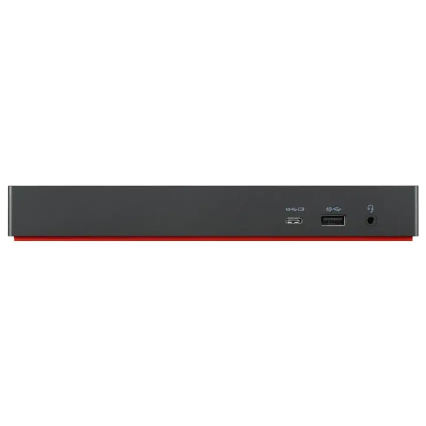 Hub Station Lenovo ThinkPad Thunderbolt 4 Dock con Adaptador de 300W, USB-C 3.2 Gen 2, 4 USB-A 3.2 Gen 2, RJ-45, 2 DisplayPort, HDMI, Hasta 230W Power Delivery, Docking Station