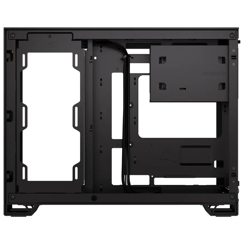 Gabinete Corsair 2500X, Micro-ATX, Sin Fuente, Vidrio Templado, Negro