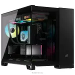 Gabinete Corsair 2500X, Micro-ATX, Sin Fuente, Vidrio Templado, Negro