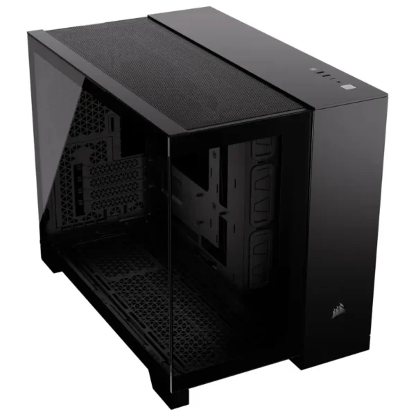Gabinete Corsair 2500X, Micro-ATX, Sin Fuente, Vidrio Templado, Negro