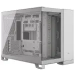Gabinete Corsair 2500X, Micro-ATX, Sin Fuente, Vidrio Templado, Blanco