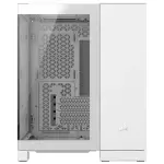 Gabinete Corsair 2500X, Micro-ATX, Sin Fuente, Vidrio Templado, Blanco
