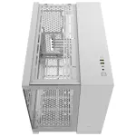 Gabinete Corsair 2500X, Micro-ATX, Sin Fuente, Vidrio Templado, Blanco