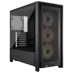 Gabinete Corsair FRAME 4000D RS ARGB, E-ATX, Sin Fuente, Vidrio Templado, 3 Fan 12 cm ARGB, Negro