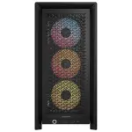 Gabinete Corsair FRAME 4000D RS ARGB, E-ATX, Sin Fuente, Vidrio Templado, 3 Fan 12 cm ARGB, Negro