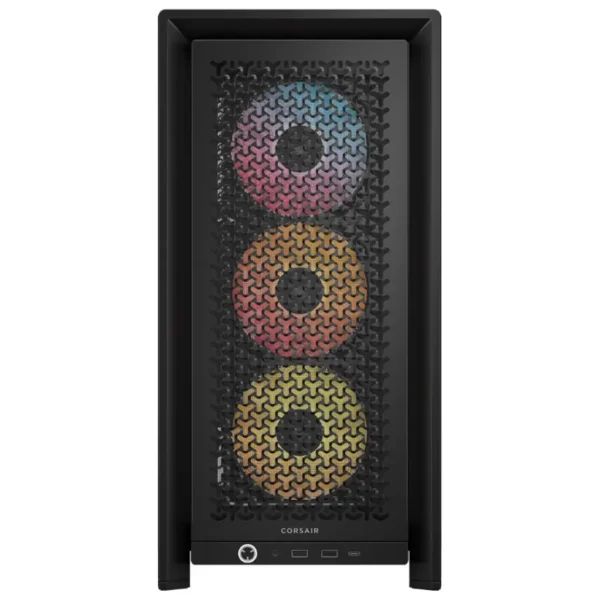 Gabinete Corsair FRAME 4000D RS ARGB, E-ATX, Sin Fuente, Vidrio Templado, 3 Fan 12 cm ARGB, Negro