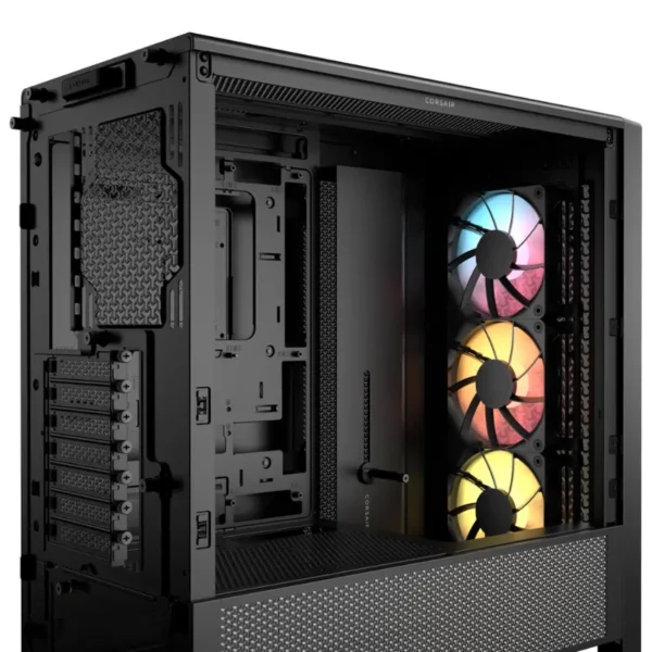 Gabinete Corsair FRAME 4000D RS ARGB, E-ATX, Sin Fuente, Vidrio Templado, 3 Fan 12 cm ARGB, Negro