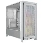 Gabinete Corsair FRAME 4000D RS ARGB, E-ATX, Sin Fuente, Vidrio Templado, 3 Fan 12 cm ARGB, Blanco