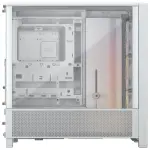 Gabinete Corsair FRAME 4000D RS ARGB, E-ATX, Sin Fuente, Vidrio Templado, 3 Fan 12 cm ARGB, Blanco