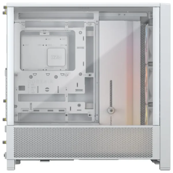 Gabinete Corsair FRAME 4000D RS ARGB, E-ATX, Sin Fuente, Vidrio Templado, 3 Fan 12 cm ARGB, Blanco