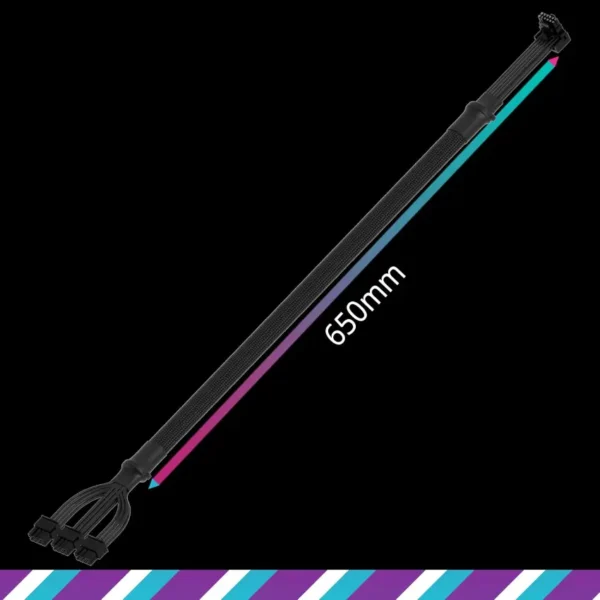 Cooler Master cable adaptador 12VHPWR tipo 1, conector de 90 grados PCIe 5.0 de 12+4 pines a 3 PCIe de 8 pines