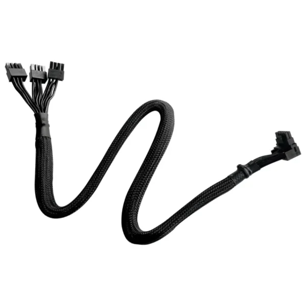 Cooler Master cable adaptador 12VHPWR tipo 1, conector de 90 grados PCIe 5.0 de 12+4 pines a 3 PCIe de 8 pines