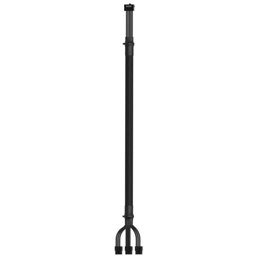 Cooler Master cable adaptador 12VHPWR tipo 1, conector de 90 grados PCIe 5.0 de 12+4 pines a 3 PCIe de 8 pines Cooler Master cable adaptador 12VHPWR tipo 1, conector de 90 grados PCIe 5.0 de 12+4 pines a 3 PCIe de 8 pines