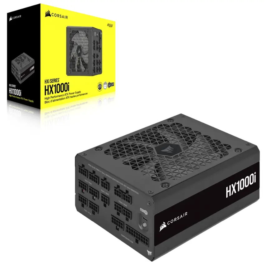 Fuente de alimentación modular Corsair HX1000i, 1000W, 80 PLUS Platinum Fuente de alimentación modular Corsair HX1000i, 1000W, 80 PLUS Platinum